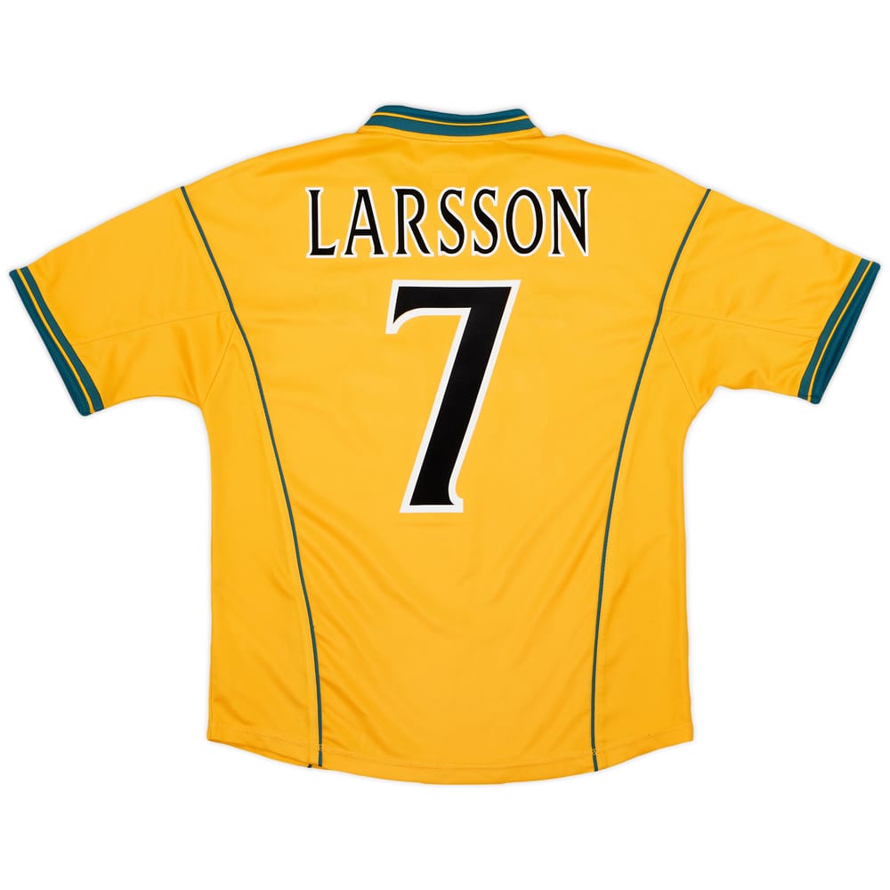 2000-02 Celtic Away Shirt Larsson #7 - 6/10 - (M)