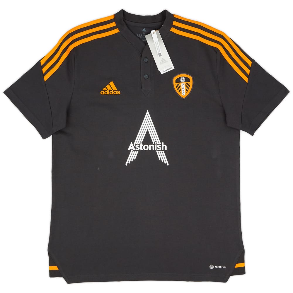 2022-23 Leeds United Player Issue Polo T-Shirt