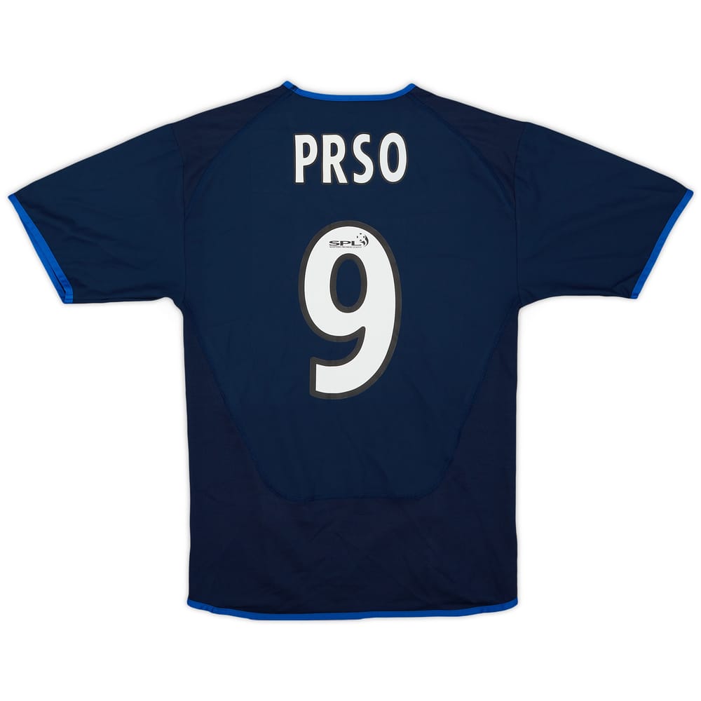 2005-06 Rangers Third Shirt Prso #9 - 4/10 - (M.Boys)