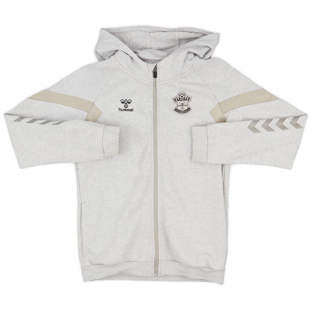 2021-22 Southampton Hummel Hooded Sweat Top - 9/10 - (L.Boys)