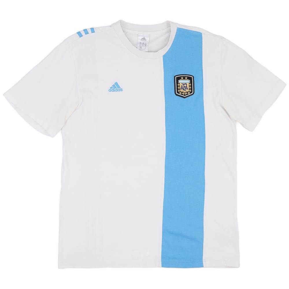 2013-14 Argentina adidas Cotton Training Shirt - 6/10 - (M)