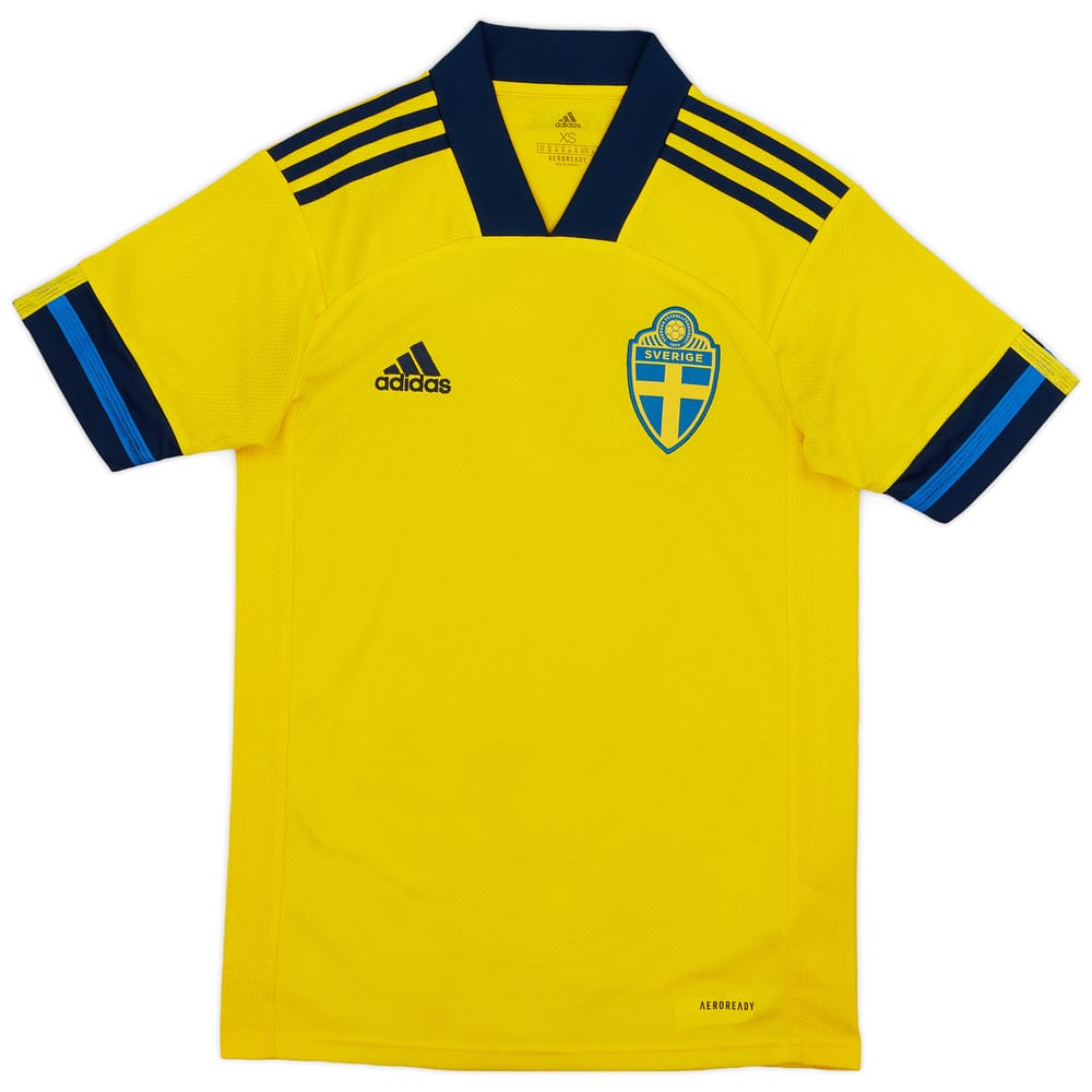 2020-21 Sweden Home Shirt - 8/10 - (XS)