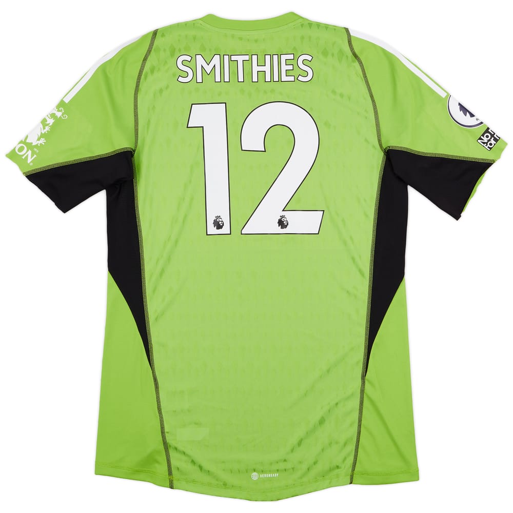 2023-24 Leicester Match Issue Youth GK Shirt Smithies #12