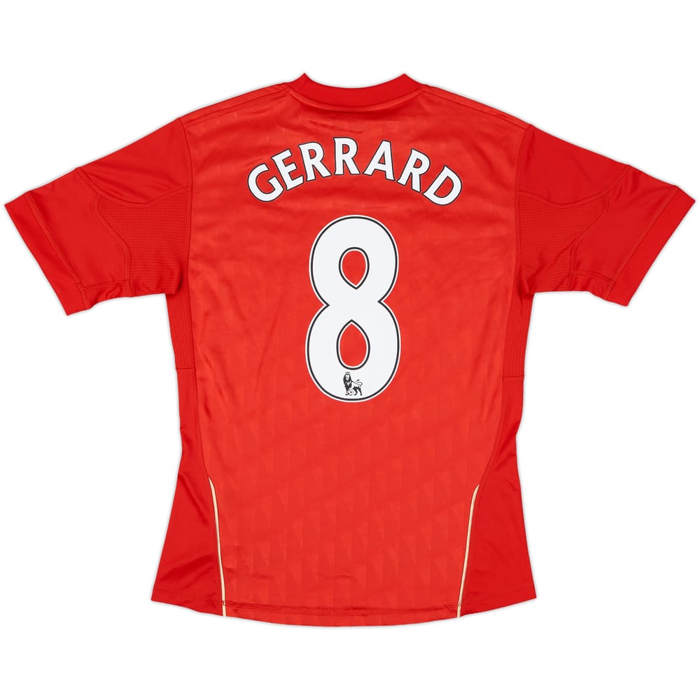 2010-12 Liverpool Home Shirt Gerrard #8 - 5/10 - (S)