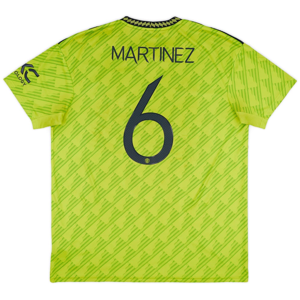 2022-23 Manchester United Third Shirt Martinez #6 - 7/10 - (XL)