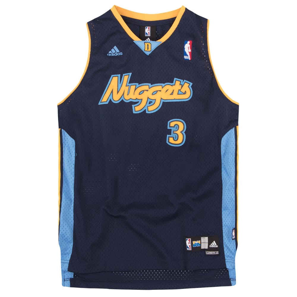 2006-08 Denver Nuggets Iverson #3 adidas Swingman Jersey (Alternate) Y