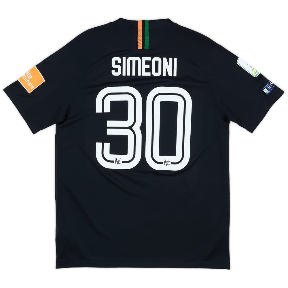 2019-20 Venezia Match Issue Home Shirt Simeoni #30 (L)