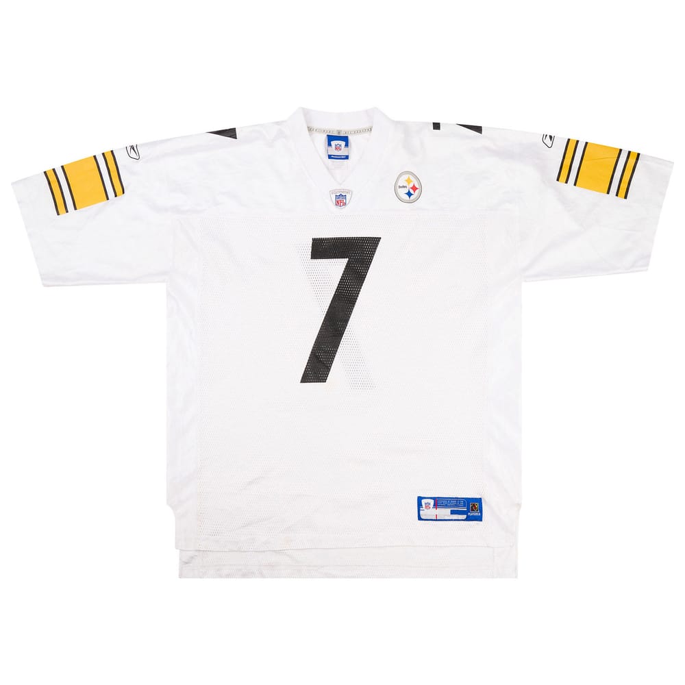 2005-06 Pittsburgh Steelers Roethlisberger #7 Reebok On Field Jersey (Away) XL