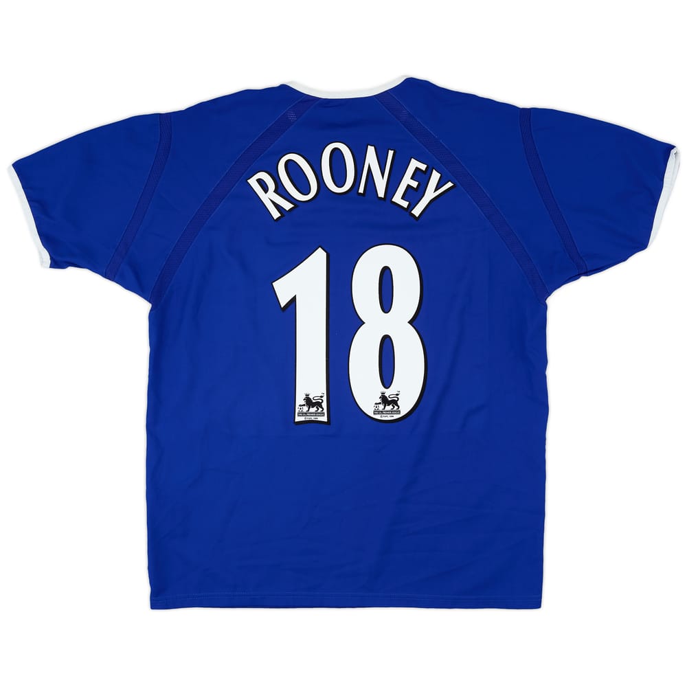 2003-04 Everton Home Shirt Rooney #18 - 9/10 - (L)