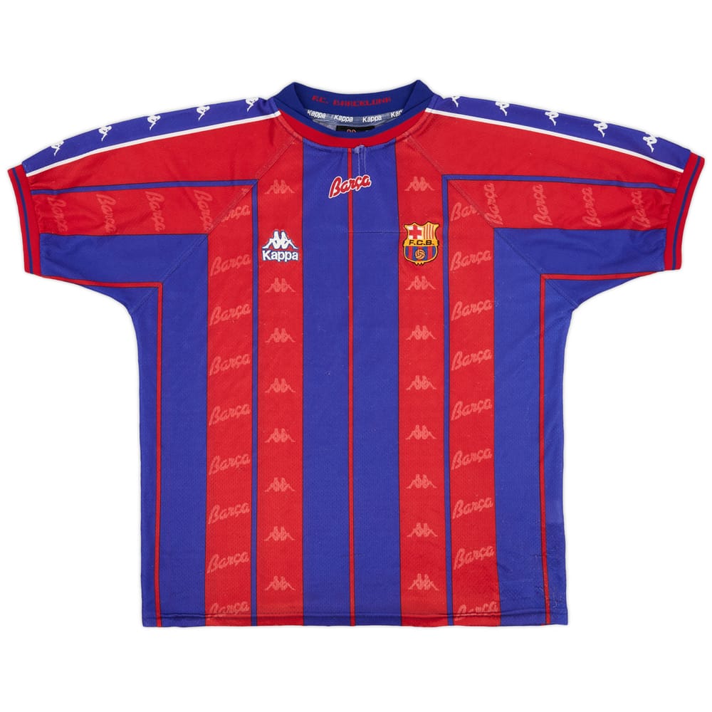 1997-98 Barcelona Home Shirt - 5/10 - (L)