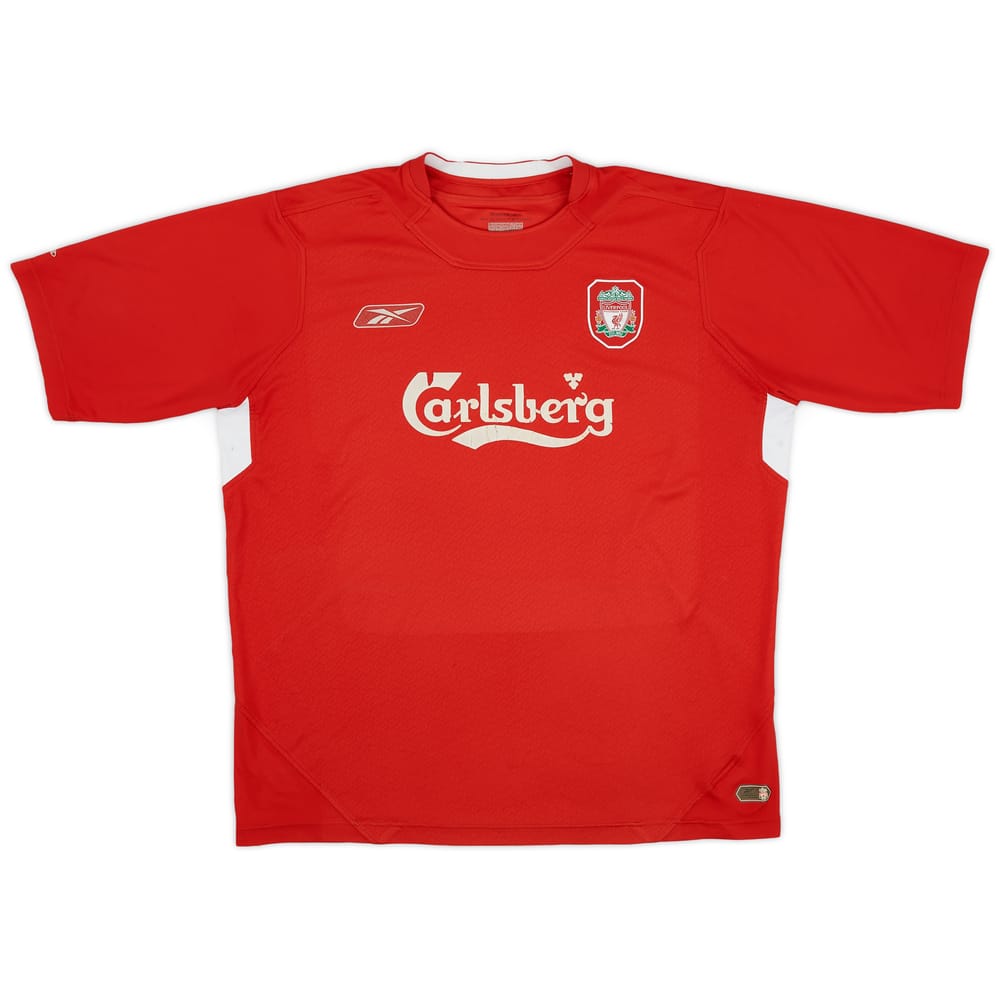 2004-06 Liverpool Home Shirt - 4/10 - (XL)