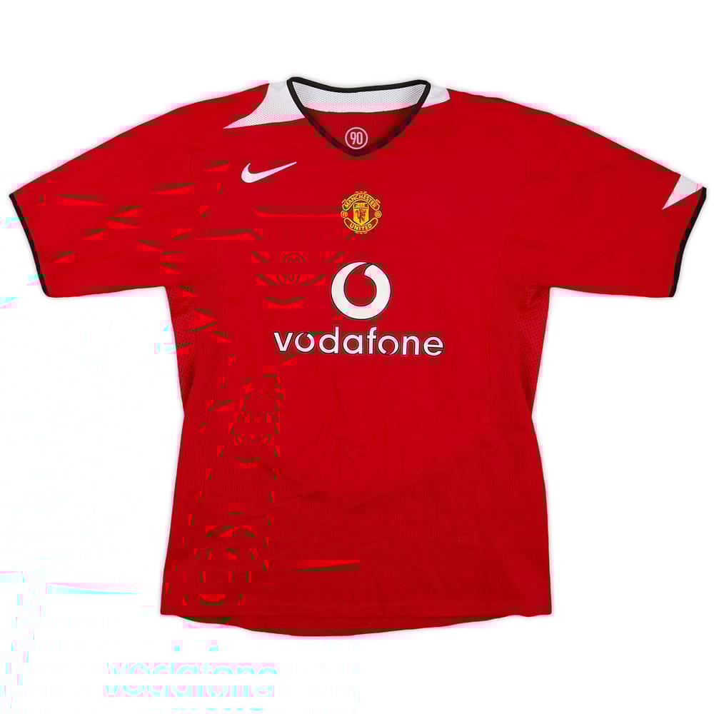 2004-06 Manchester United Home Shirt - 8/10 - (XL.Boys)