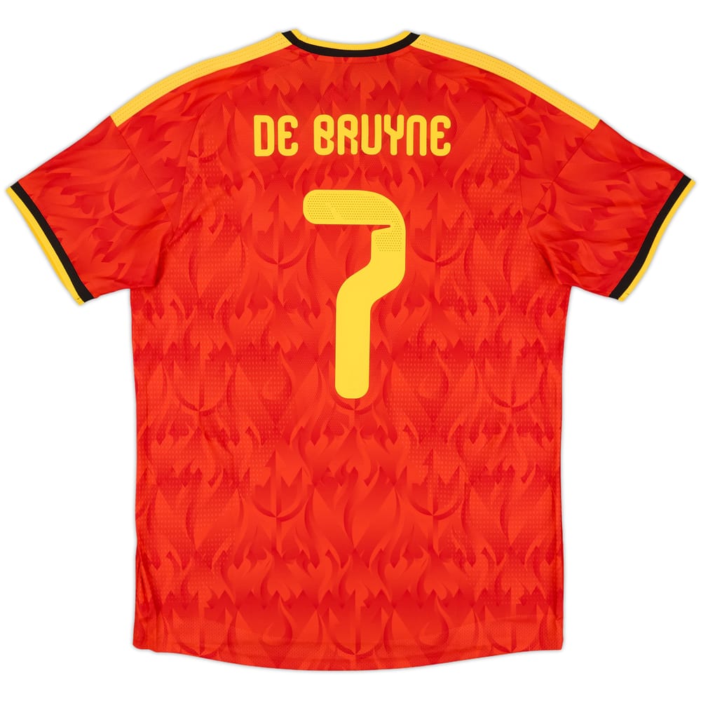 2026-27 Belgium Authentic Home Shirt De Bruyne #7