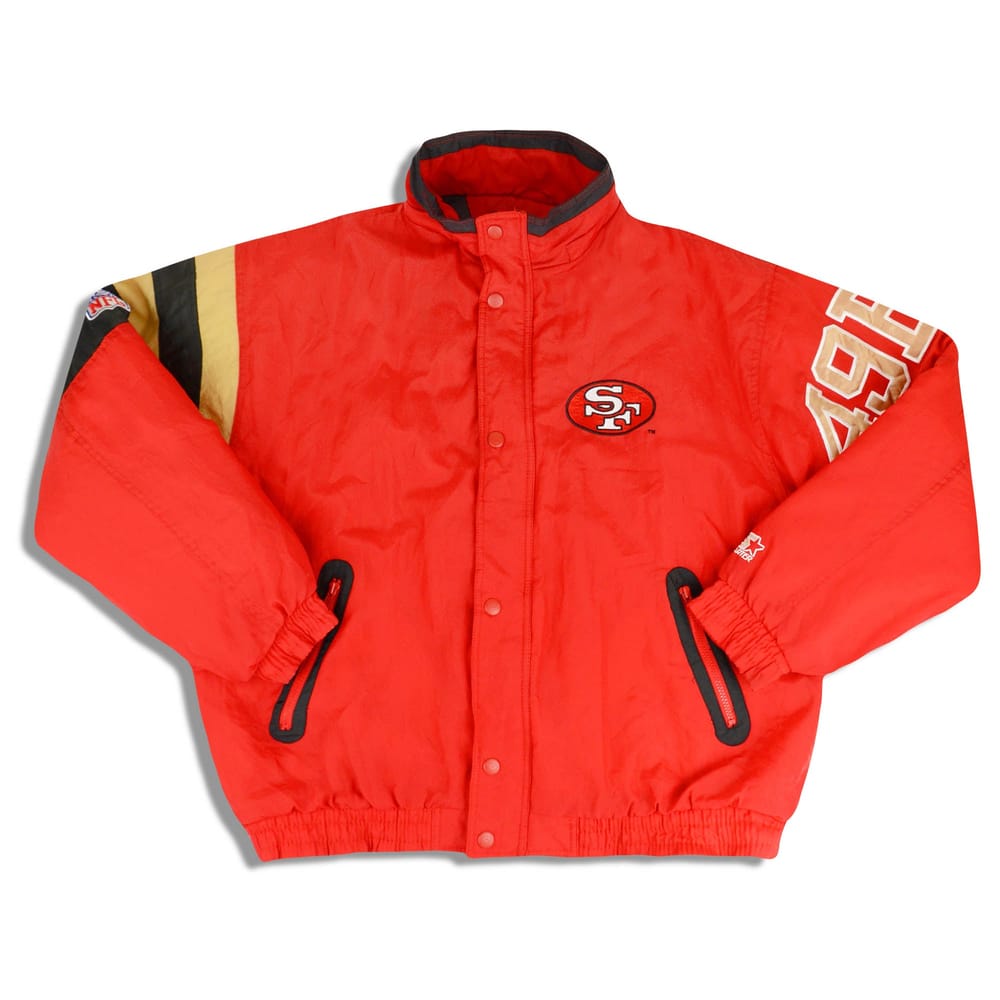 1990-95 San Francisco 49ers Starter Rain Coat XL