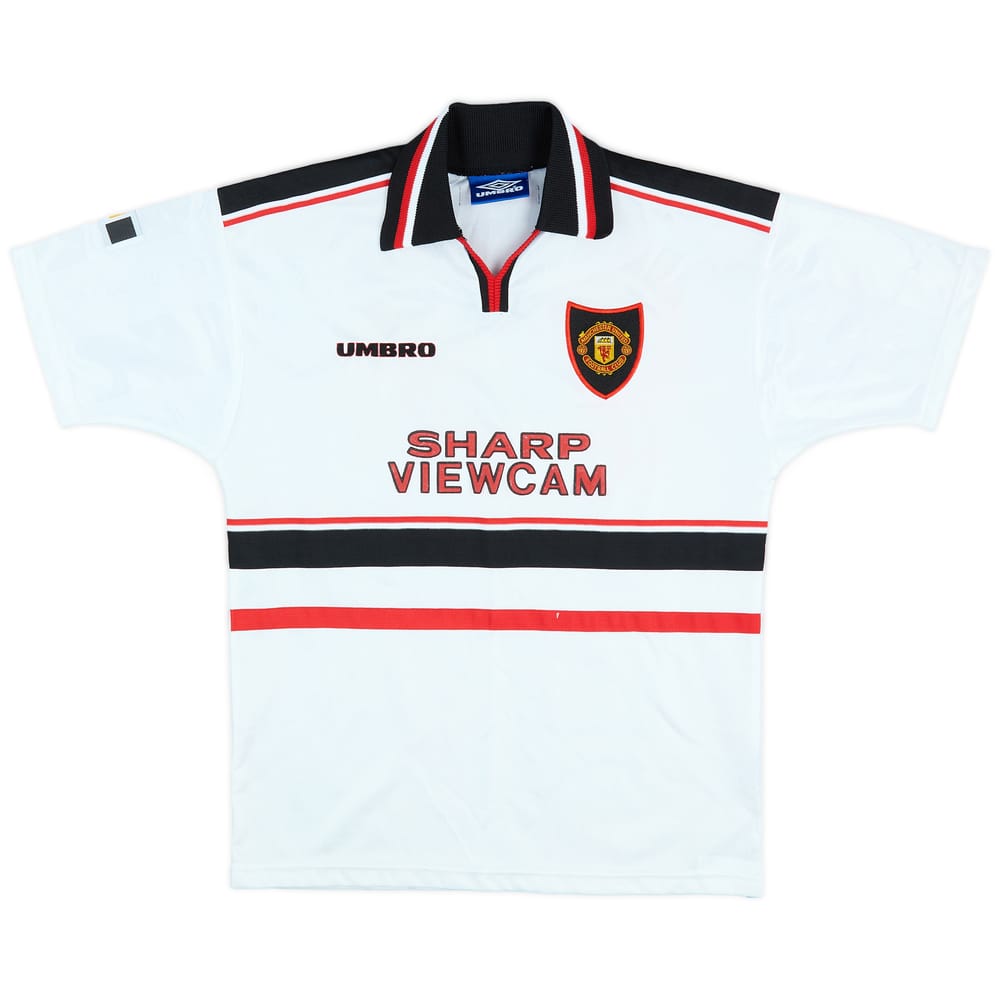 1997-99 Manchester United Away Shirt - 10/10 - (L.Boys)
