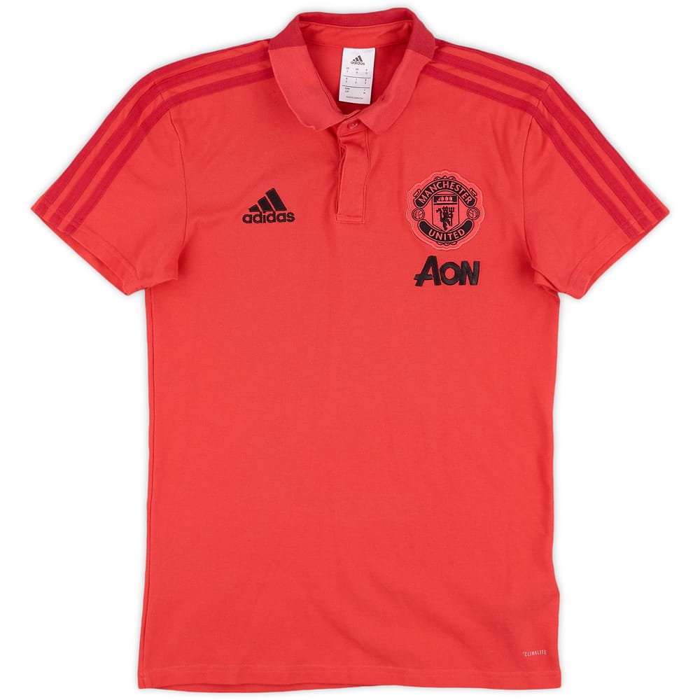 2018-19 Manchester United adidas Polo Shirt - 7/10 - (S)
