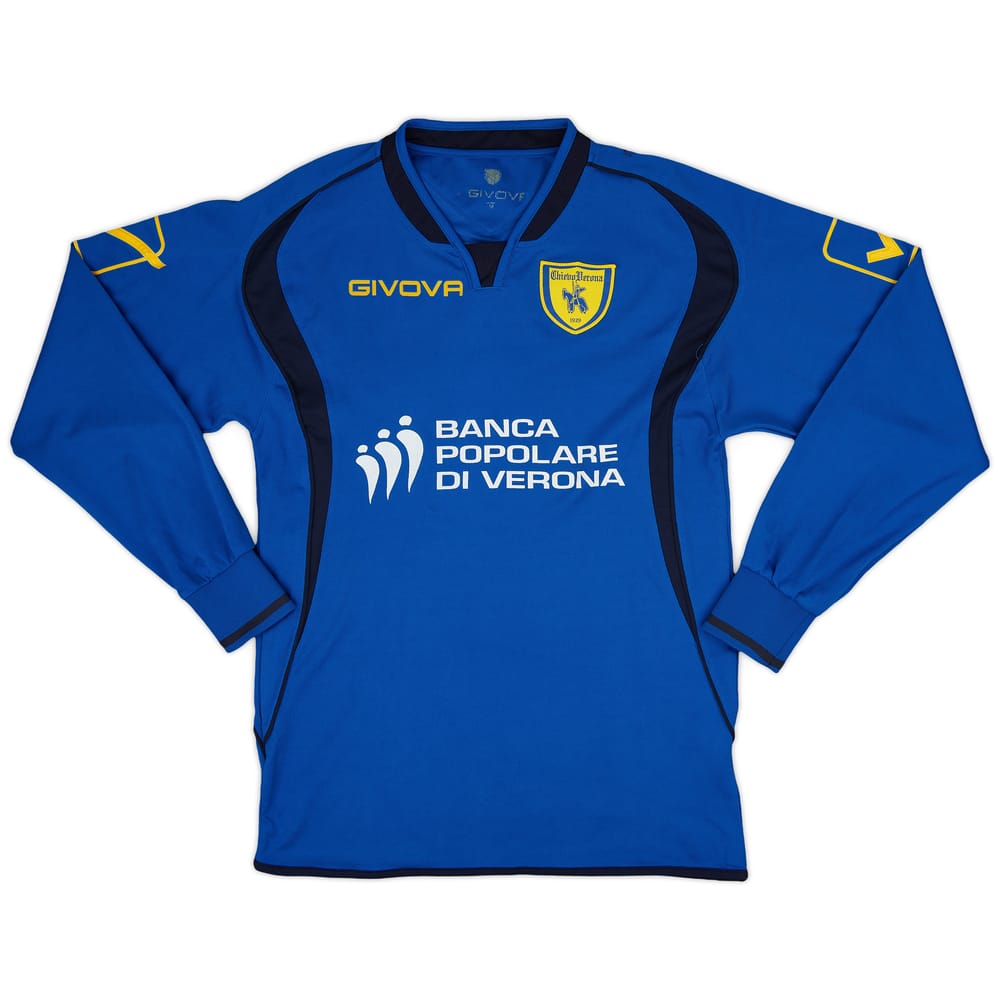 2009-10 Chievo Verona Givova Training L/S Shirt - 8/10 - (M)