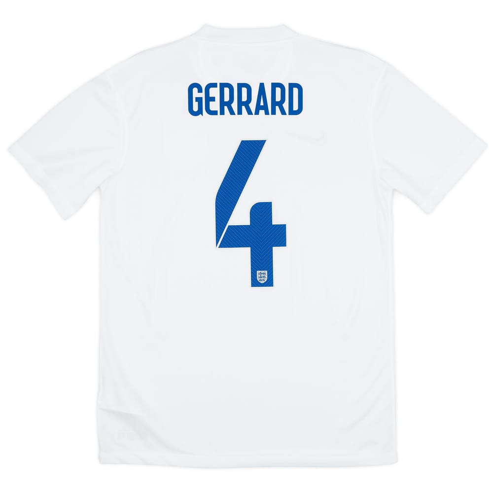 2014-15 England Home Shirt Gerrard #4 (M)
