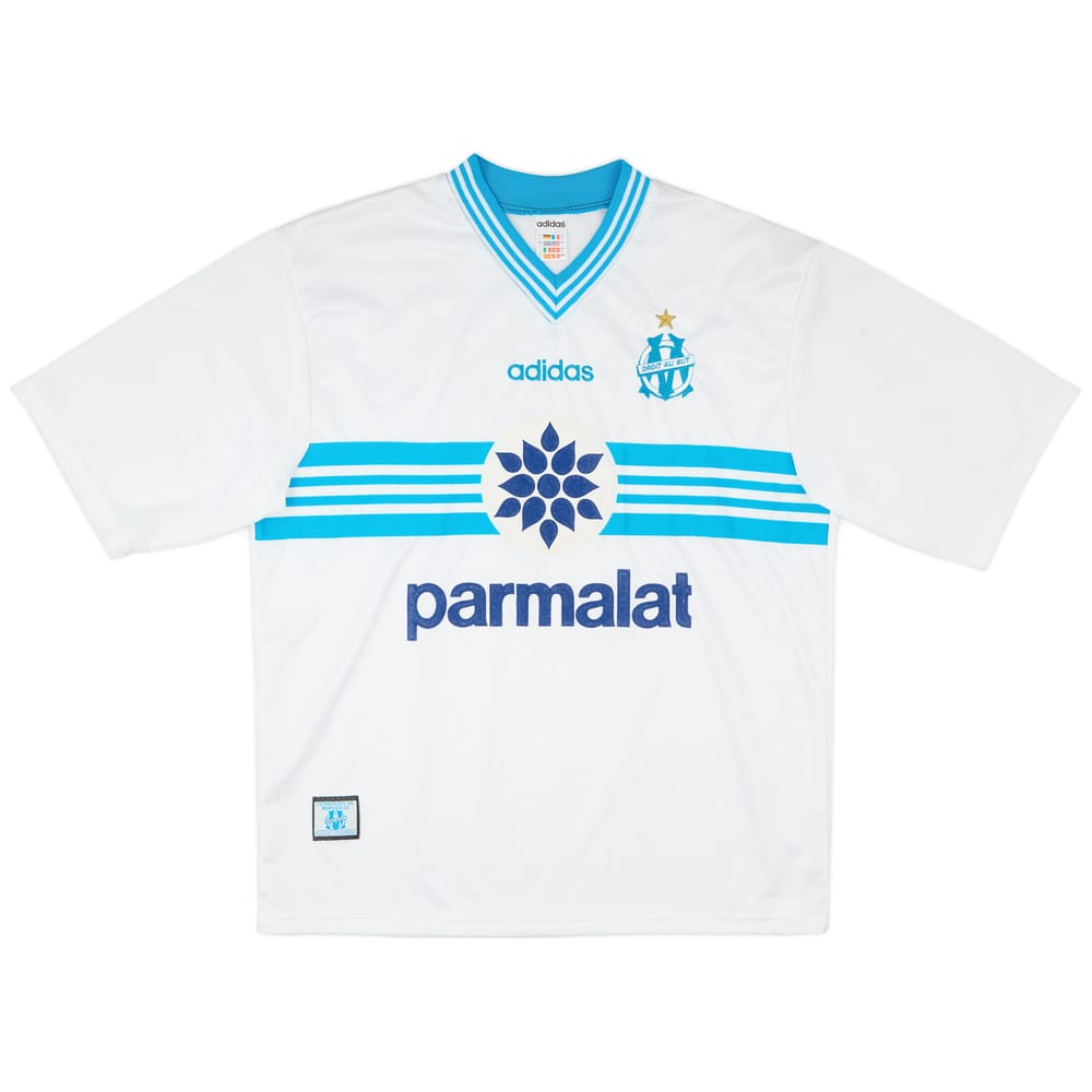 1996-97 Olympique Marseille Home Shirt - 8/10 - (L)