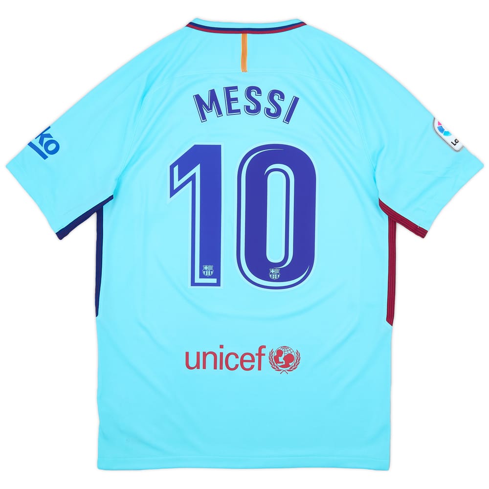 2017-18 Barcelona Away Shirt Messi #10 (M)