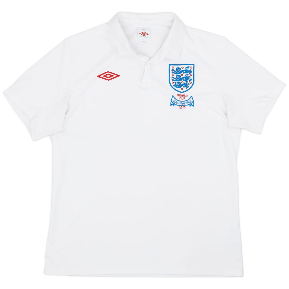 2009-10 England 'South Africa' Home Shirt - 8/10 - (L)
