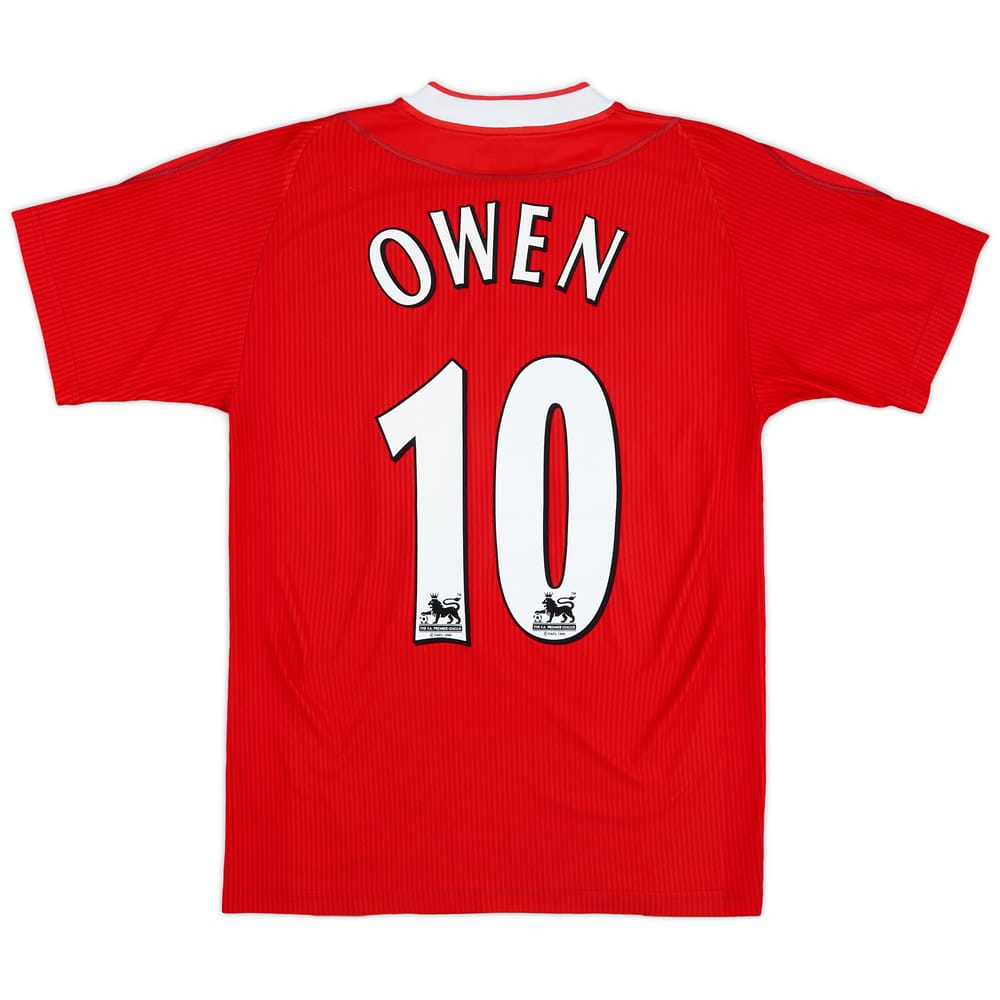 2002-04 Liverpool Home Shirt Owen #10 - 9/10 - (S)