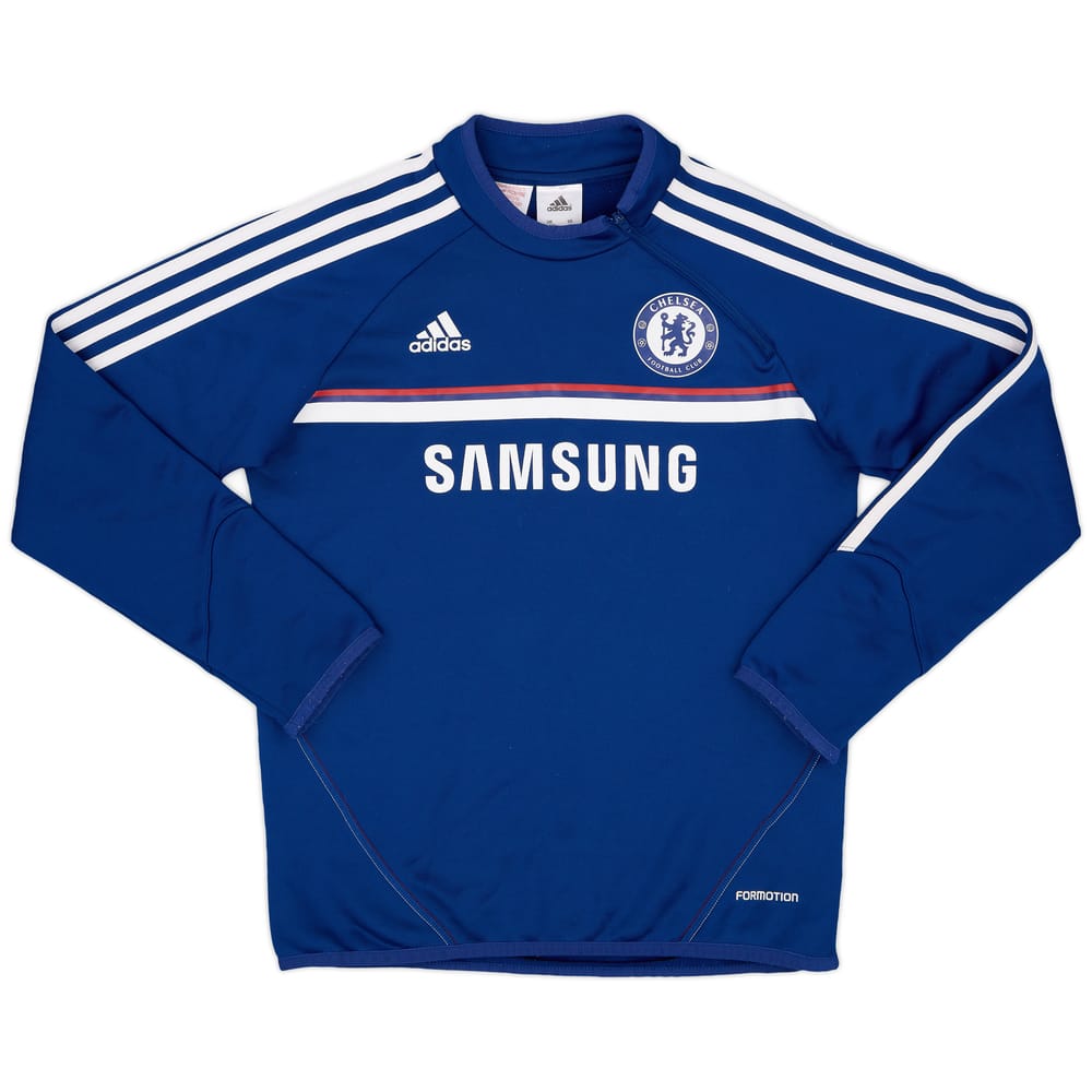 2013-14 Chelsea adidas 1/4 Zip Training Top - 8/10 - (M.Boys)