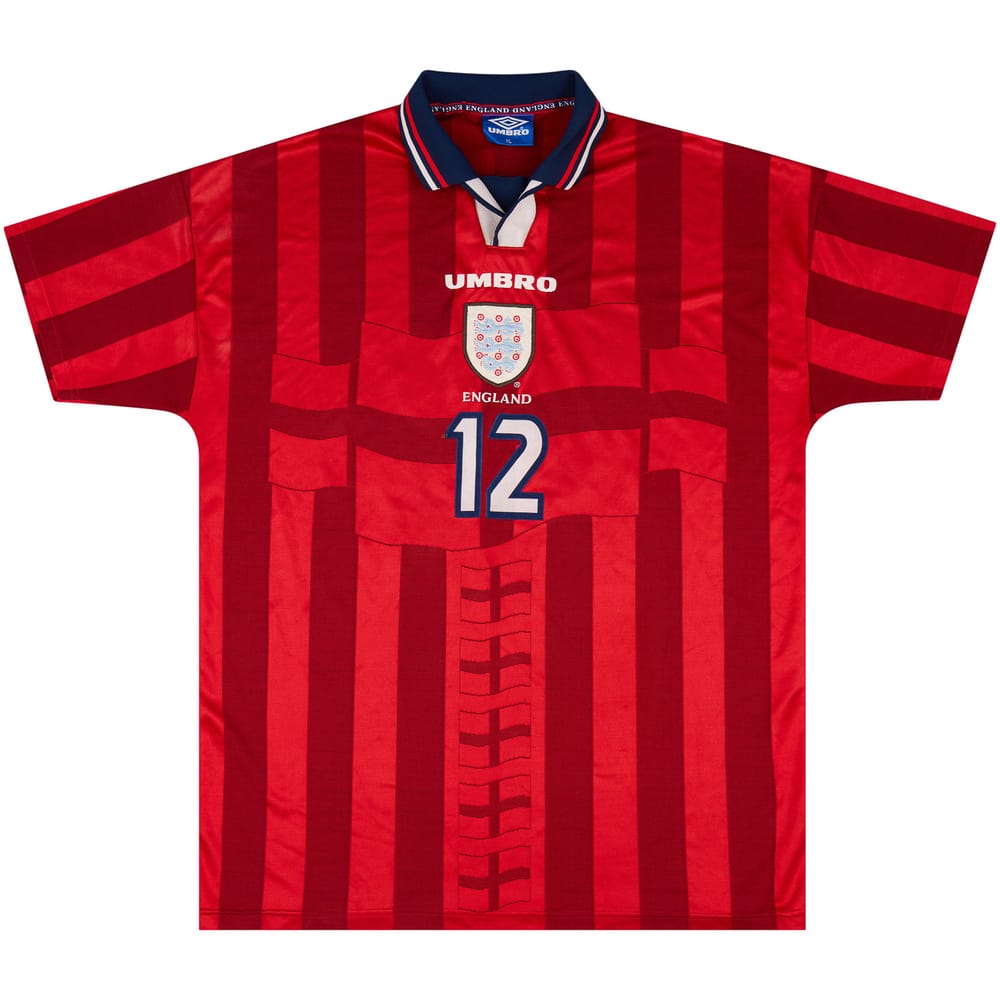 1997-99 England Match Issue Away Shirt #12