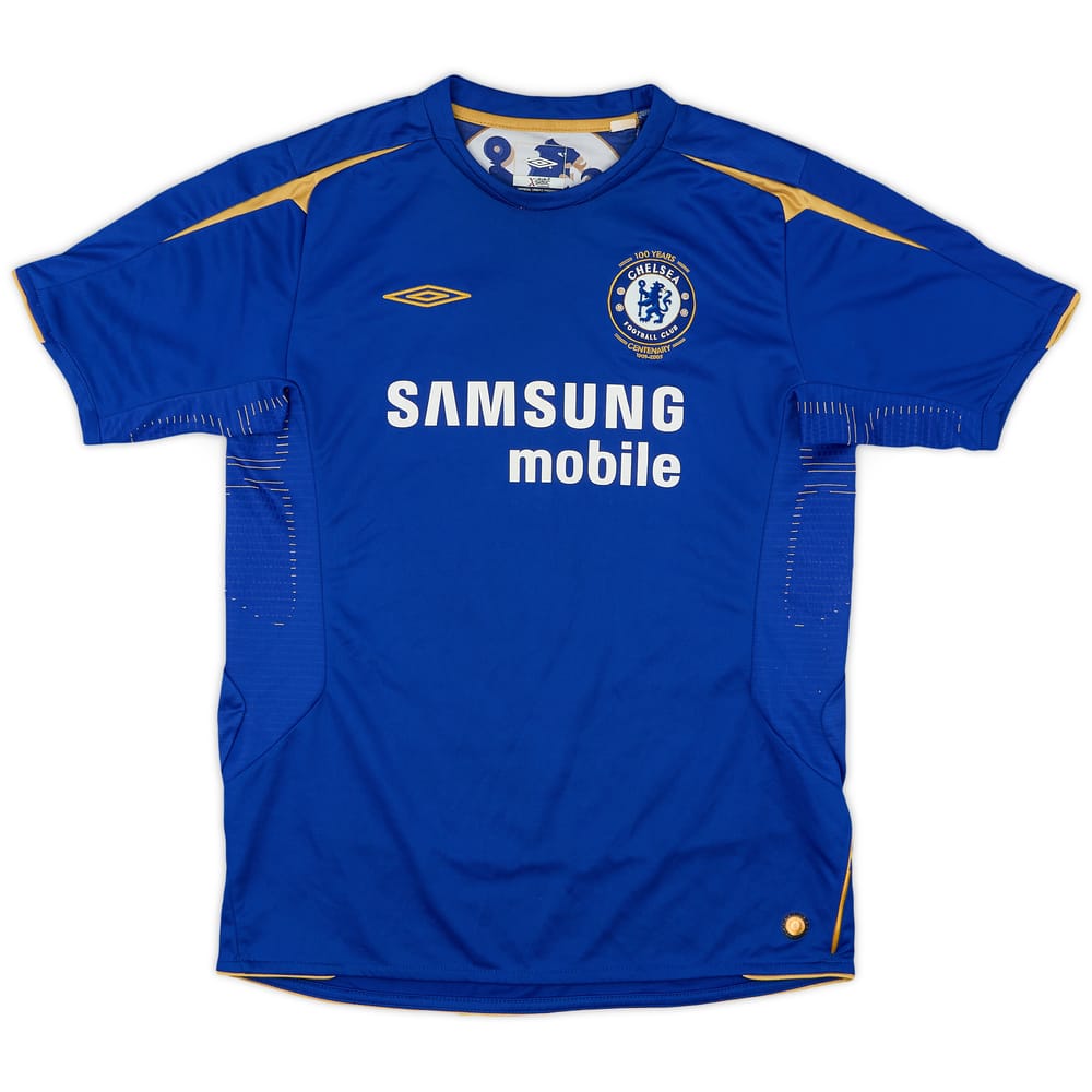 2005-06 Chelsea Centenary Home Shirt - 9/10 - (XL.Boys)