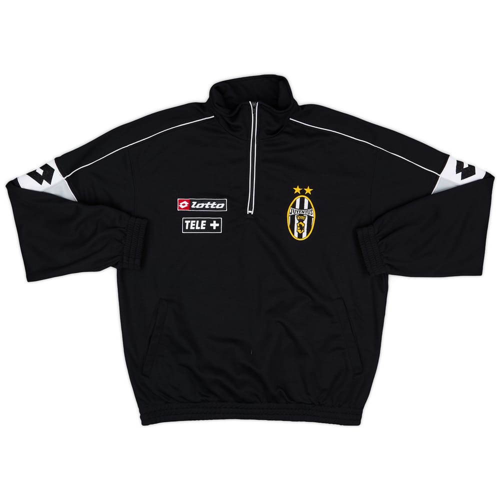 2000-01 Juventus Lotto 1/4 Zip Drill Top - 9/10 - (XL)