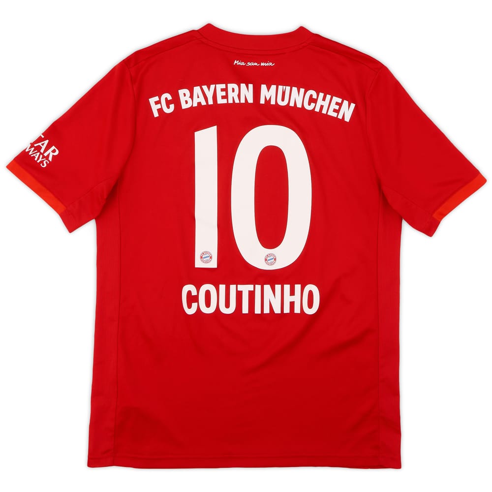 2019-20 Bayern Munich Home Shirt Coutinho #10 - 9/10 - (XL.Boys)