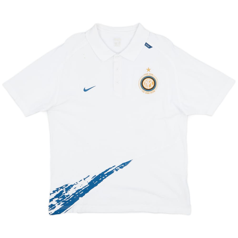 2007-08 Inter Milan Nike Polo Shirt - 8/10 - (XL)