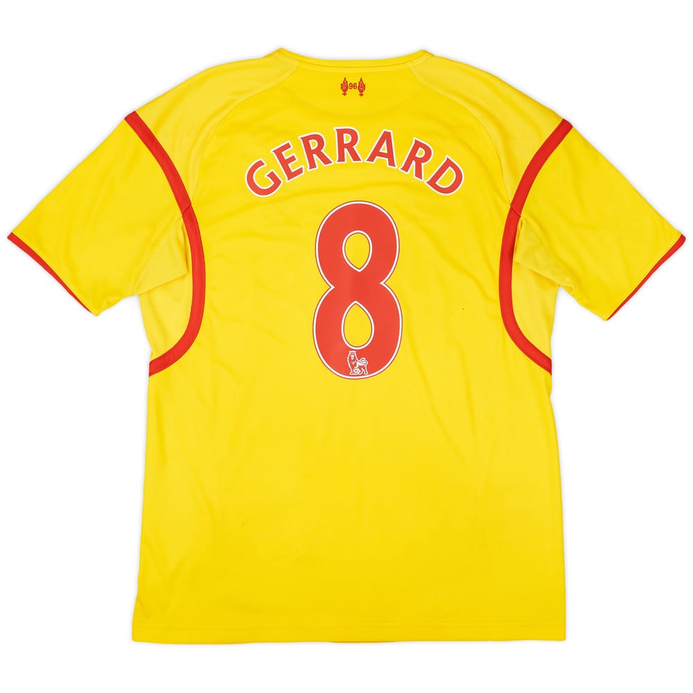 2014-15 Liverpool Away Shirt Gerrard #8 - 7/10 - (L)