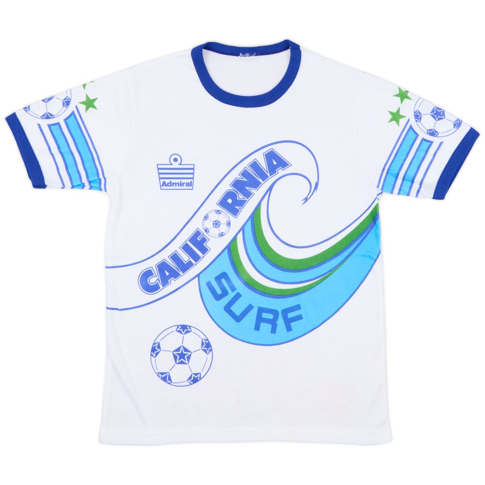 1980s California Surf Admiral Training Shirt - 9/10 - (S)