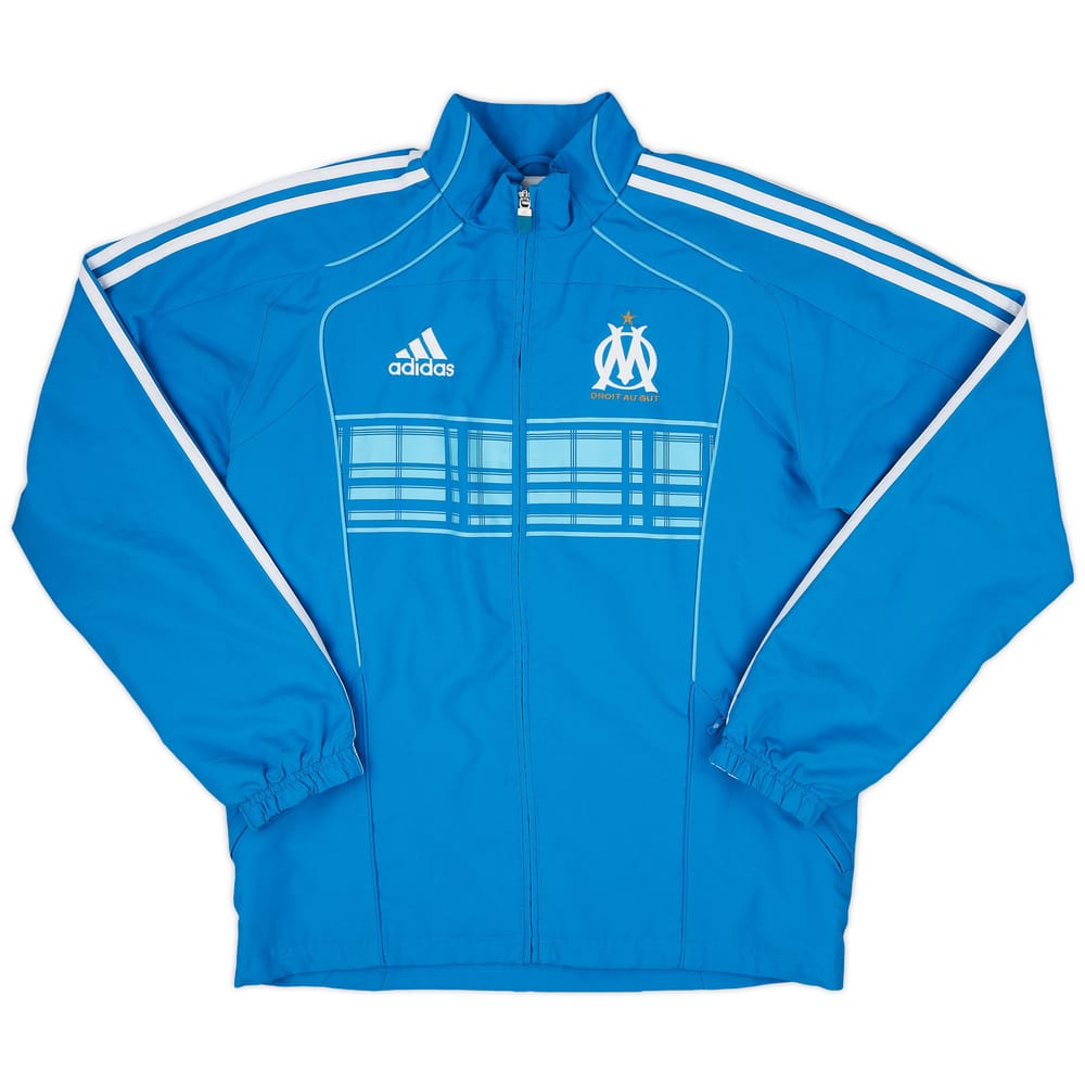 2010-11 Olympique Marseille adidas Track Jacket - 8/10 - (S)