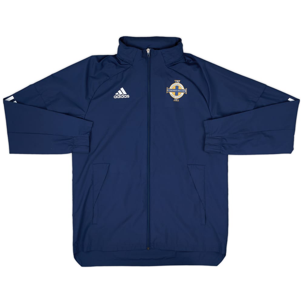 2021-22 Northern Ireland adidas Hooded Rain Jacket - 10/10 - (M)