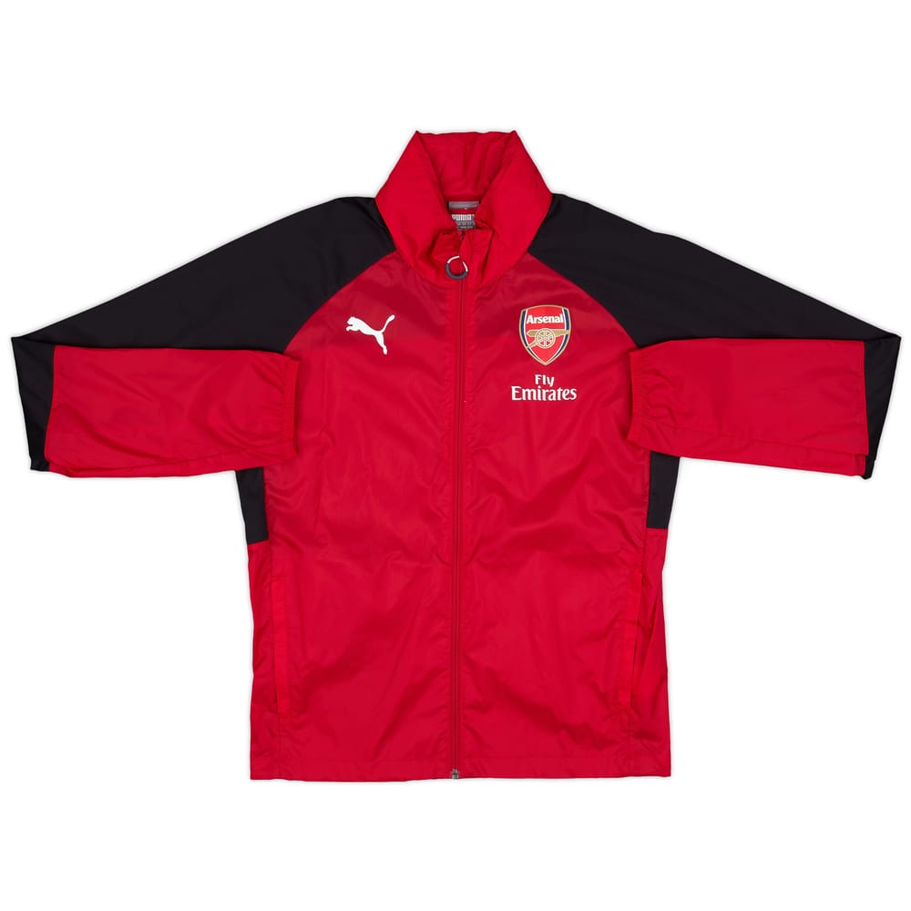 2017-18 Arsenal Puma Hooded Rain Jacket - 10/10 - (S)