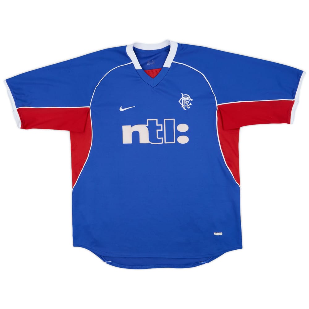 2001-02 Rangers Home Shirt - 9/10 - (L)