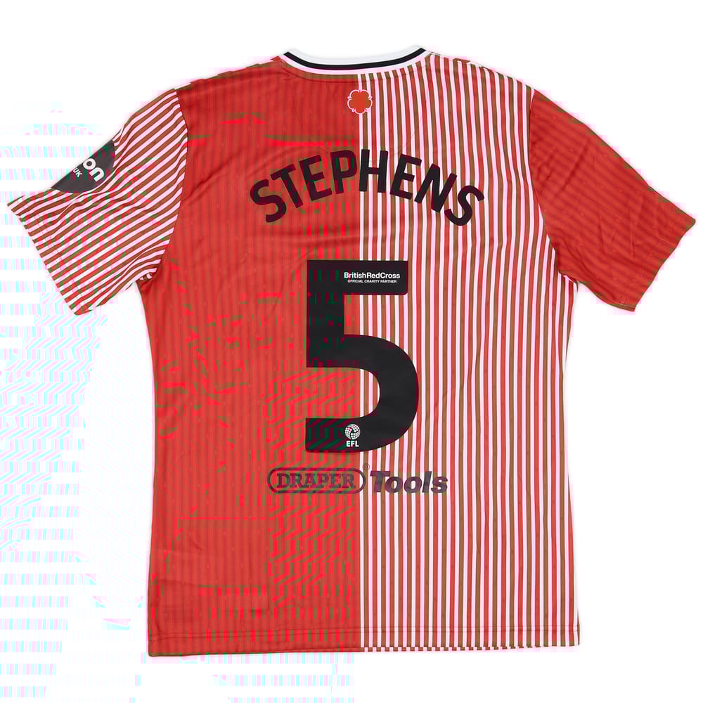 2023-24 Southampton Match Issue Home Shirt Stephens #5