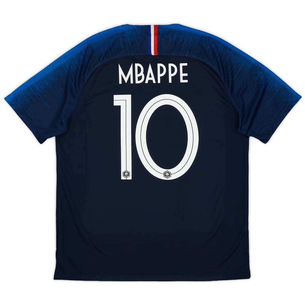 2018 France Home Shirt Mbappe #10 - 8/10 - (XL)