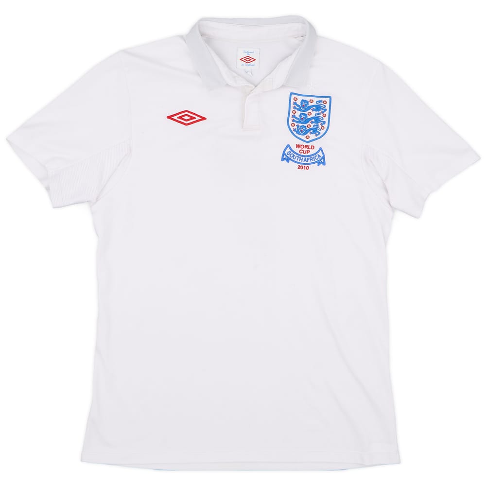 2009-10 England 'South Africa' Home Shirt - 5/10 - (M)