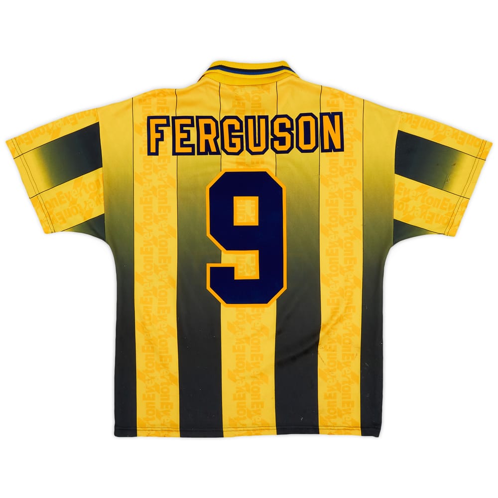 1996-98 Everton Away Shirt Ferguson #9 - 8/10 - (M)