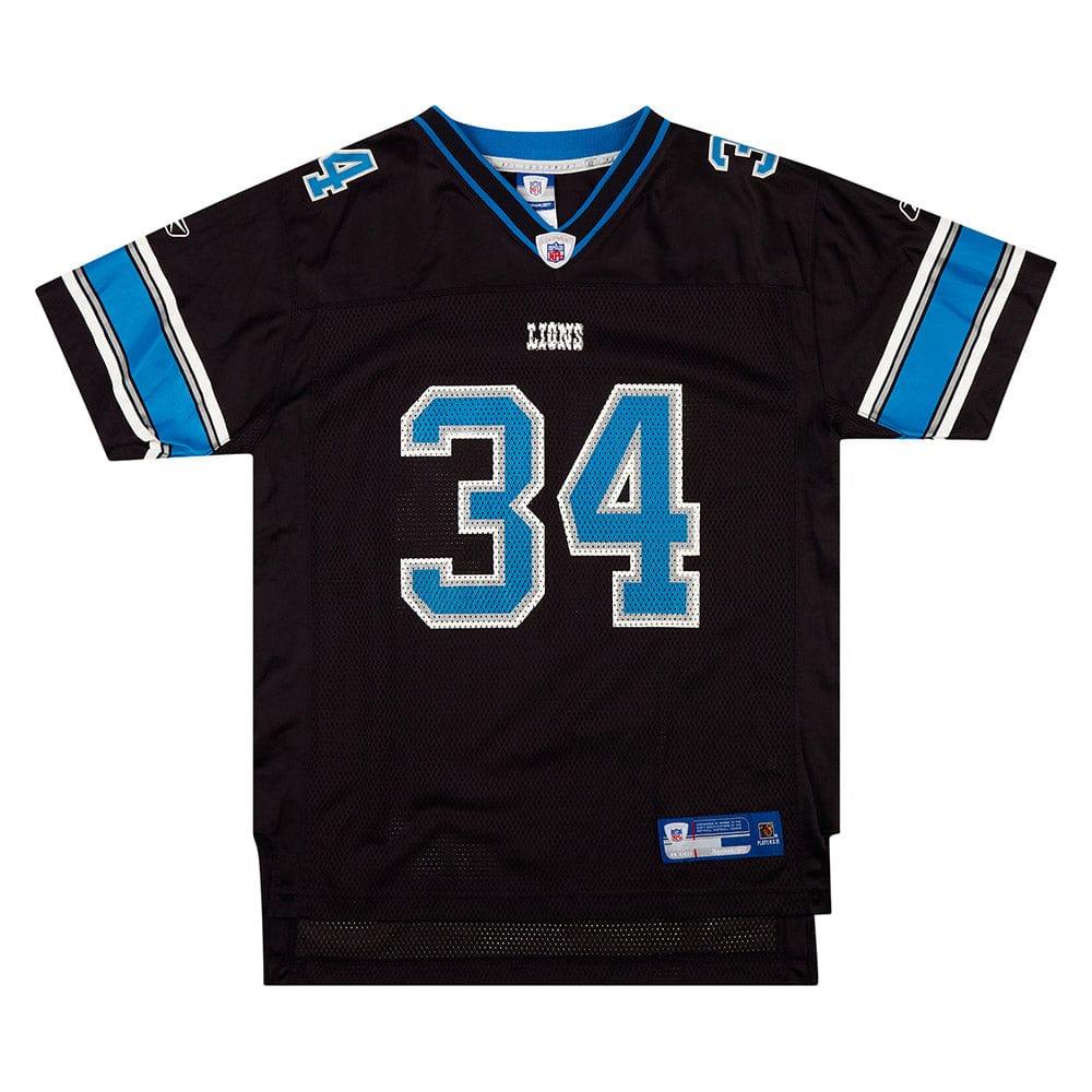 2005-06 Detroit Lions Jones #34 Signed Reebok On Field Jersey (Alternate) Y