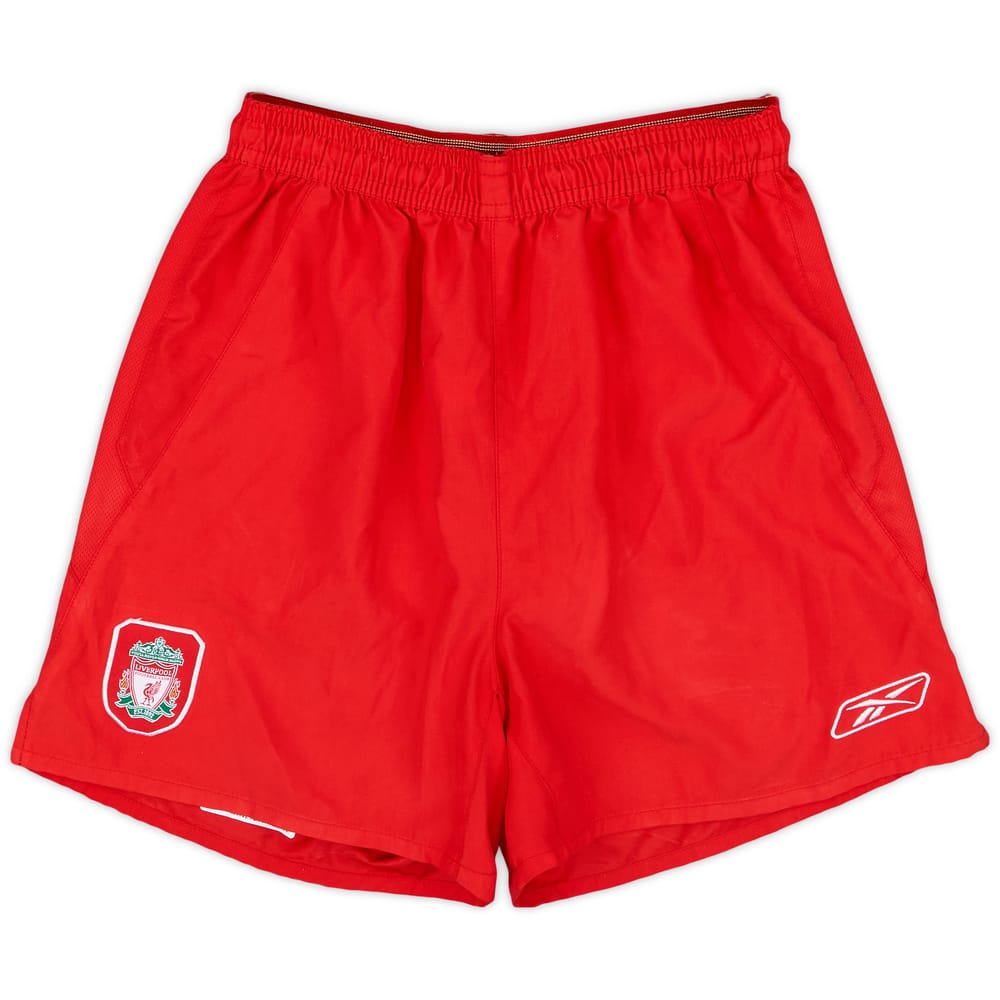 2004-06 Liverpool Home Shorts - 7/10 - (L.Boys)