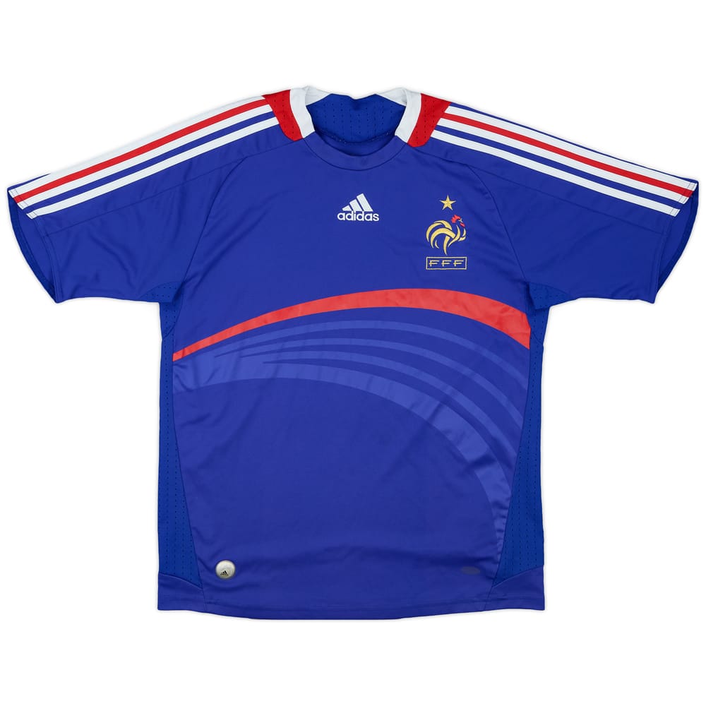 2007-08 France Home Shirt - 8/10 - (XL.Boys)