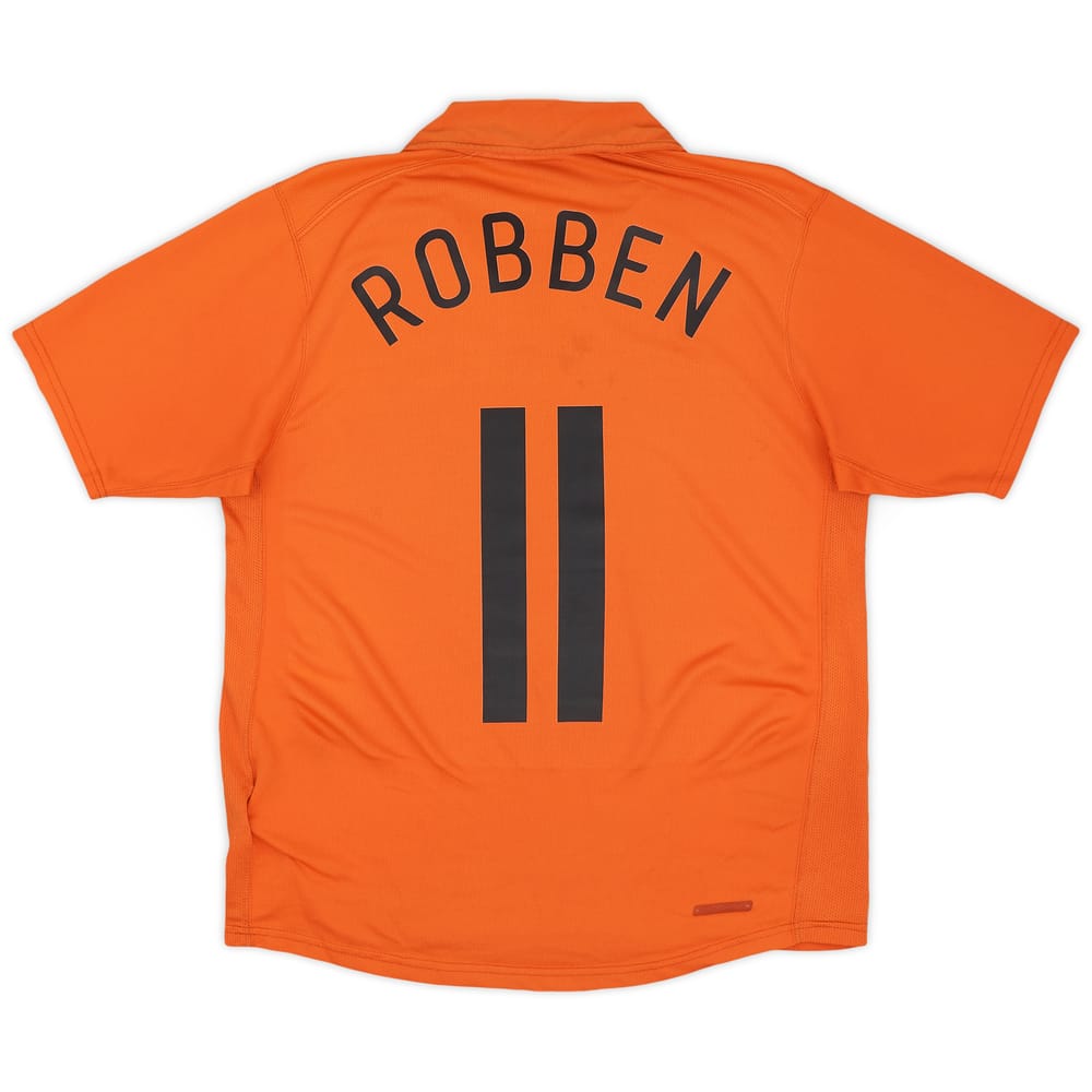 2006-08 Netherlands Home Shirt Robben #11 - 6/10 - (S)