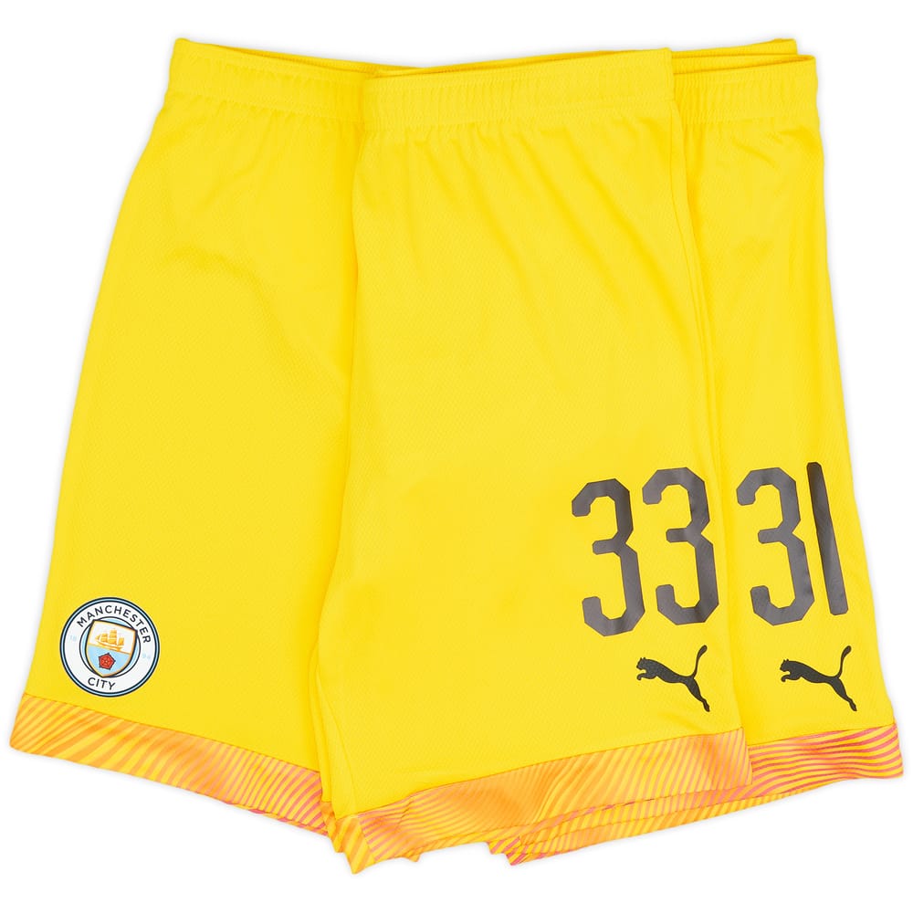 2019-20 Manchester City Player Issue GK Third Shorts # - 7/10 - (L)