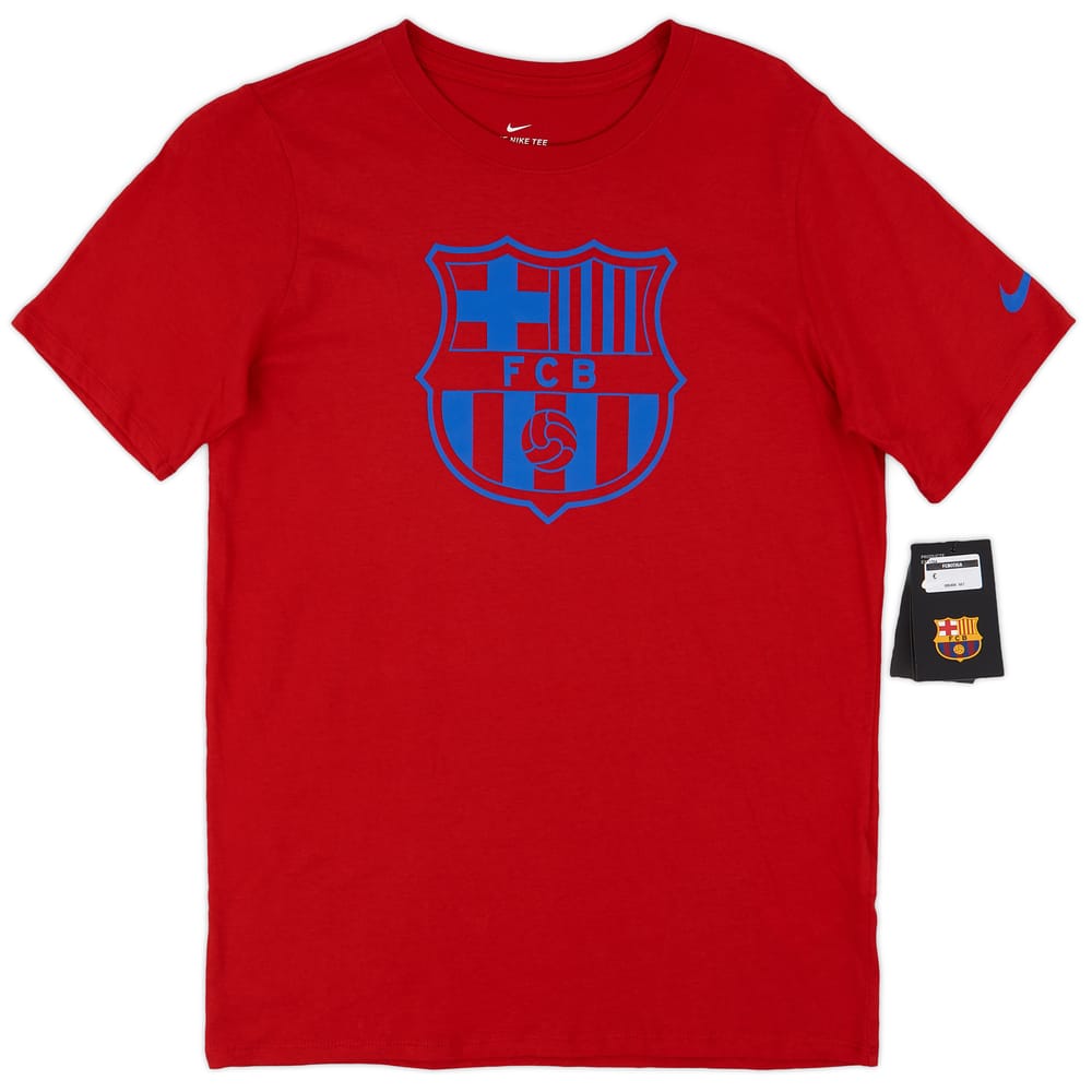 2017-18 Barcelona Nike Crest Tee (M.Kids)