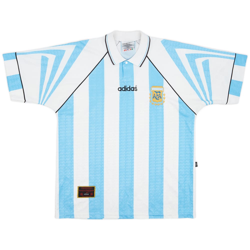 1996-98 Argentina Home Shirt - 8/10 - (XL)