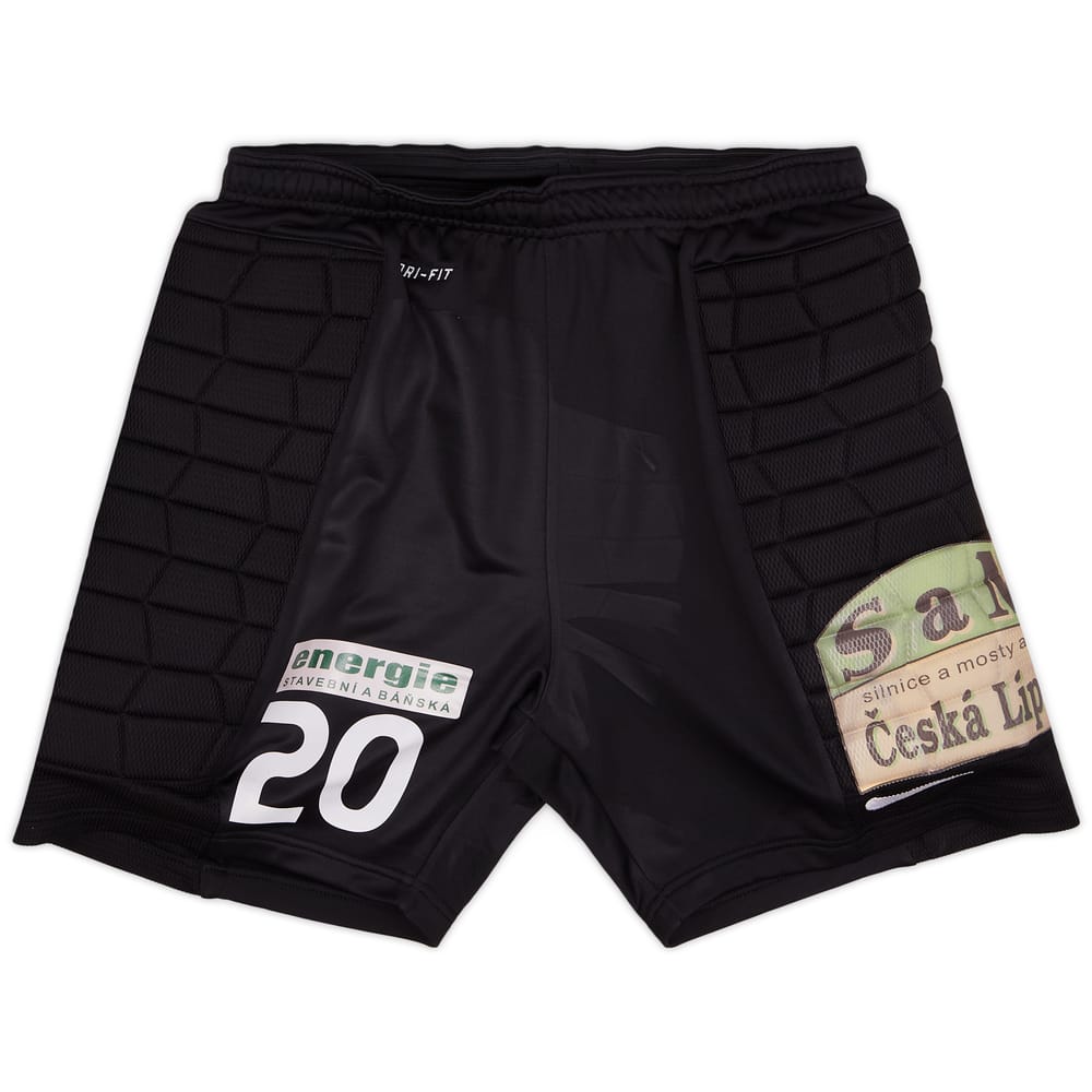 2014-15 FK Jablonec Player Issue GK Shorts #20 - 9/10 - (XXL)